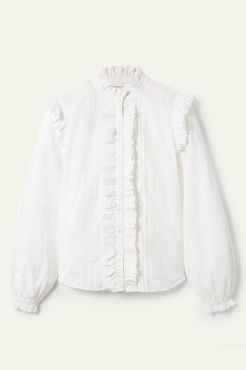 Iris Broderie Shirt from Boden