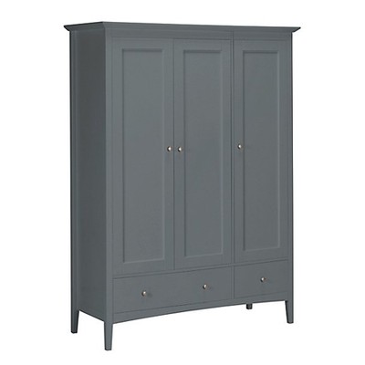 Hastings Triple Wardrobe Dark Grey