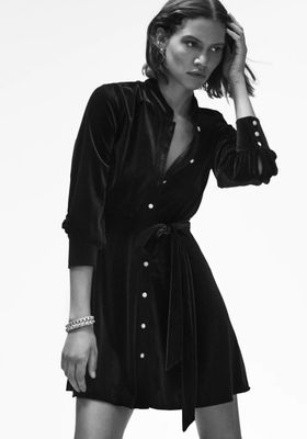 Velvet Dress, £29.99 | Zara