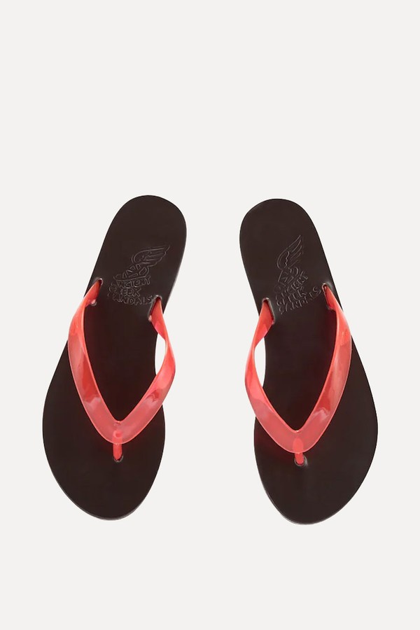 Saionara Jelly Leather Sole Flip Flops from Next Seasons
