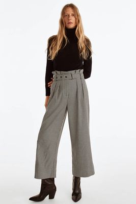 Houndstooth Trousers from Uterque