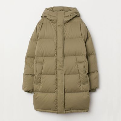 Long Down Jacket from H&M