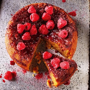 Orange & Raspberry Cake 