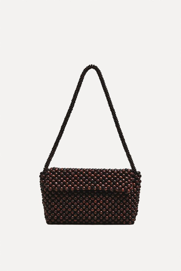 The Fiona Wood Beaded Shoulder Bag from Anthropologie