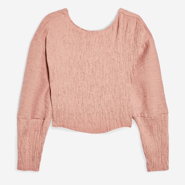 Textured Crinkle Top from Topshop