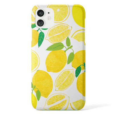 Lemon Print Iphone Case from Casetful