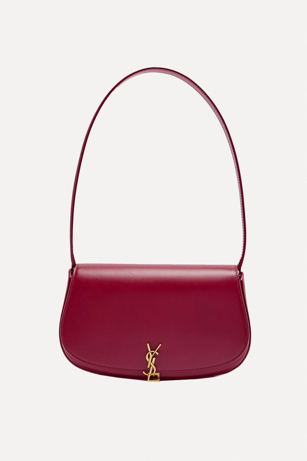 Demi Lune Leather Shoulder Bag from Saint Laurent