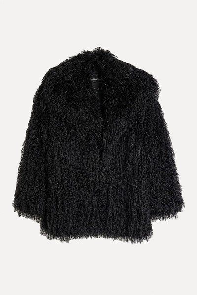 Oversized Shaggy Faux Fur Jacket from River Island