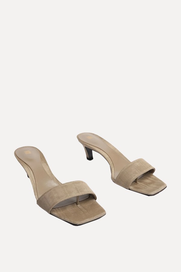 The Mule Moiré Sandals from Toteme