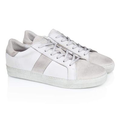 Cru: Vintage White Trainers from Air & Grace