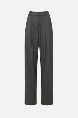 Gelso High Rise Pleated Woven Wide Pants from The Frankie Shop