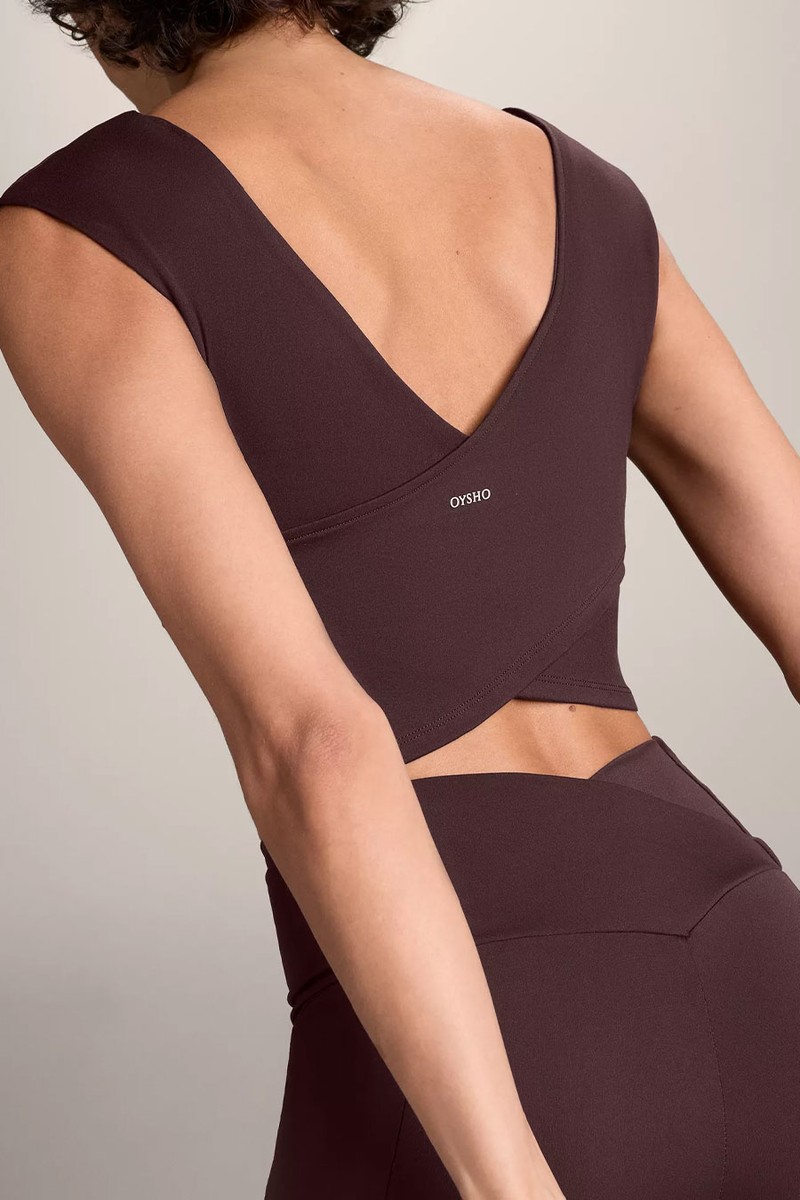 Comfortlux Cross-Over Tank Top from Oysho