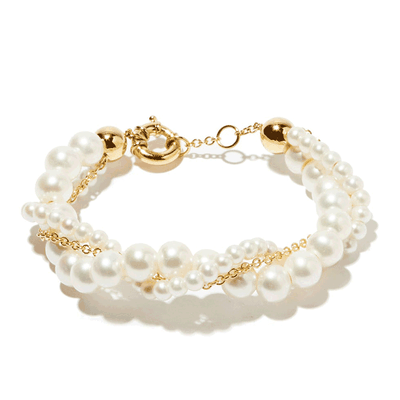 Lady Pearl Gold Bracelet from Yvonne Léon