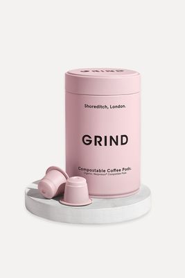 Tin Of Compostable Coffee Pods from Grind