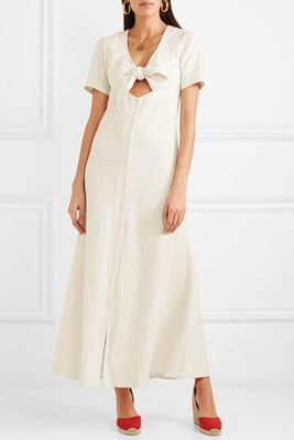 Tie-Front Maxi Dress from Staud