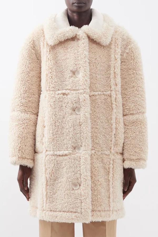 Samira Reversible Faux-Shearling Coat from Stand Studio