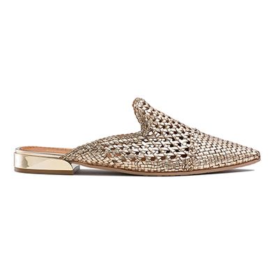 Woven Flat Mule from Russell and Bromley