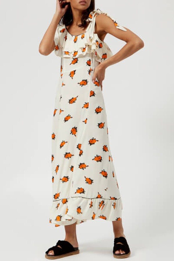 Women’s Roseburg Crepe Dress from Ganni