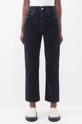 Mece Cotton-Blend Corduroy Cropped Jeans from Acne Studios