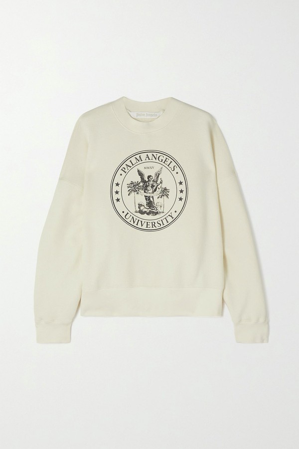 Printed Cotton Jersey Sweatshirt from Palm Angels