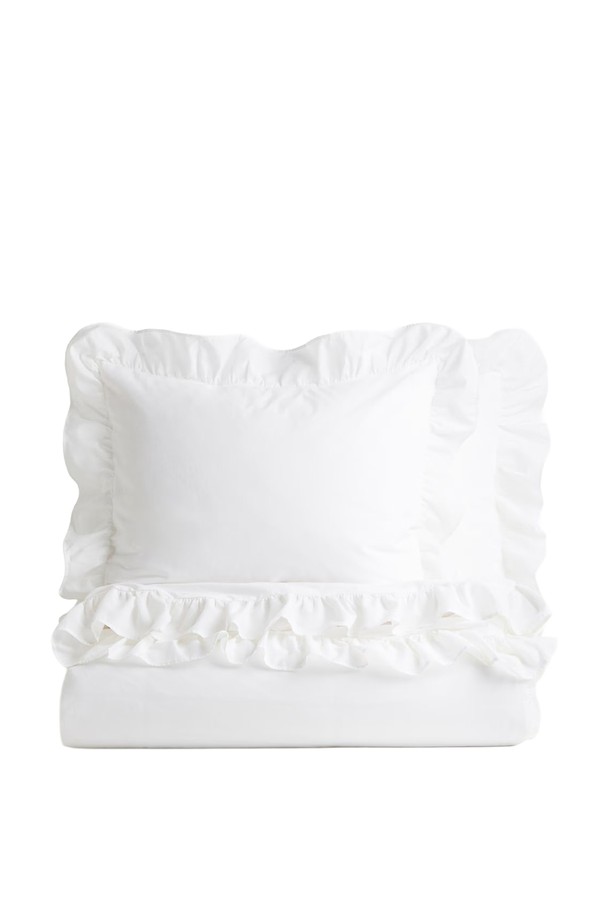 Flounced Double/King Duvet Cover Set from H&M