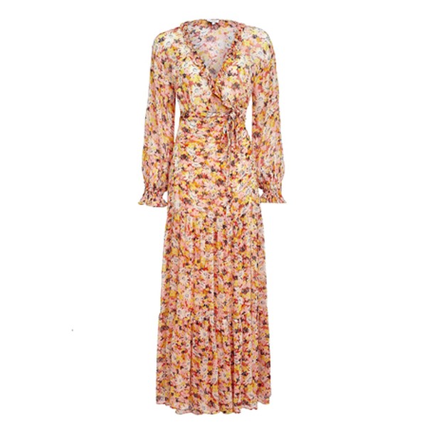 Floral-Print Crepe Midi Dress from Ghost