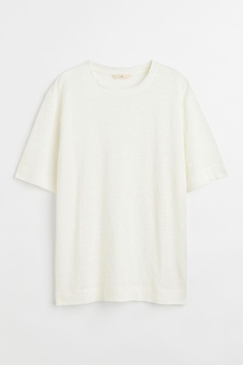 Linen T-Shirt from H&M