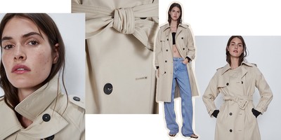 Trench Coat With Belt, £89.99 | Zara