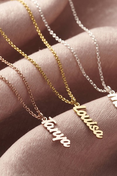 Name Charm Necklace