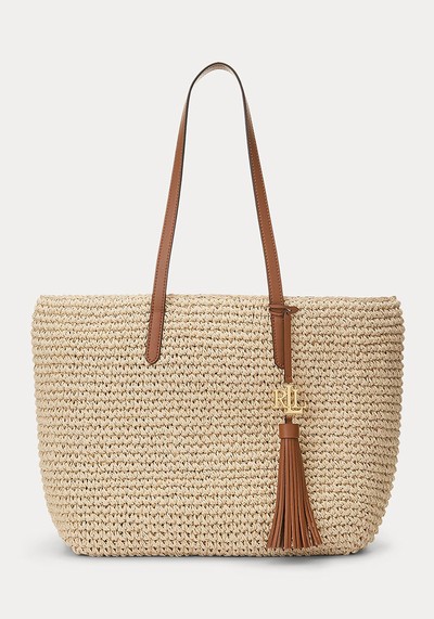 Straw Medium Whitney Tote