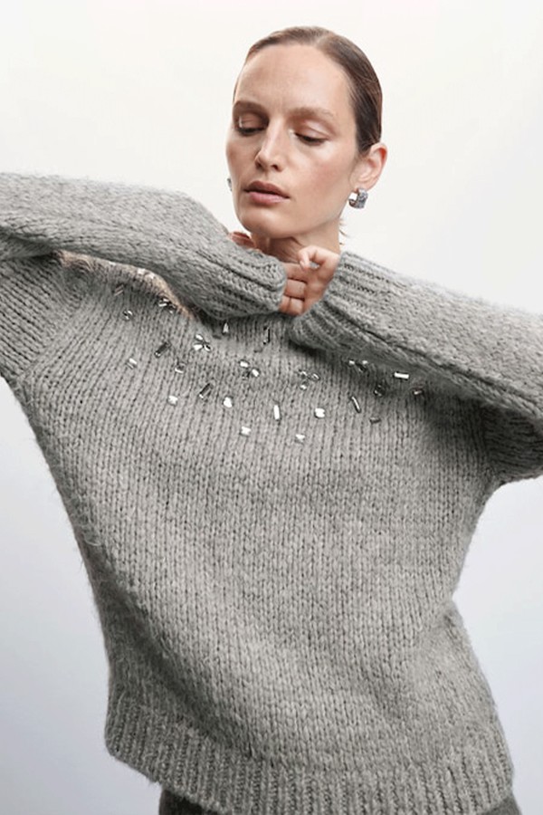 Crystal Detail Sweatshirt