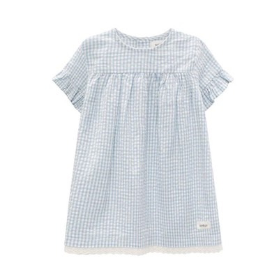 Baby Dress with Check Print