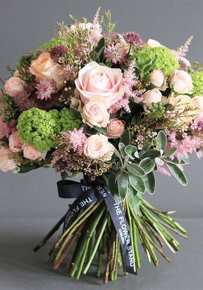 Rose & Guelder Bouquet from The Flower Stand Chelsea