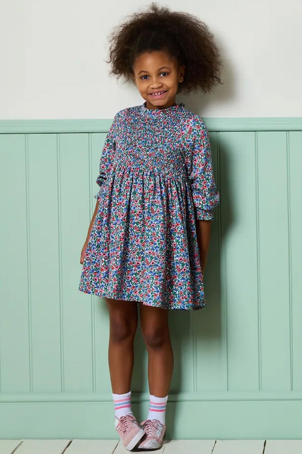 Gracie Floral Printed Jersey Dress from Joules