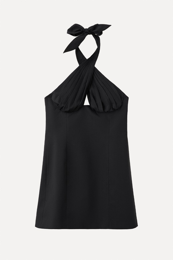 Cross-Over Halter Dress