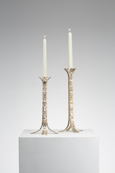 Bougeoir Ekorce Carrés Candleholders from by Ingrid Donat