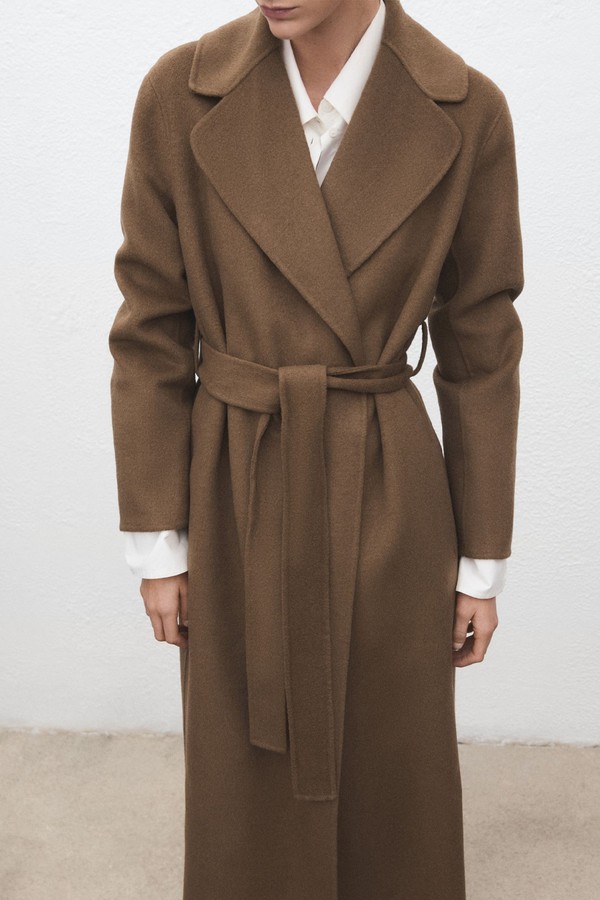 Handmade Wool Coat With Belt