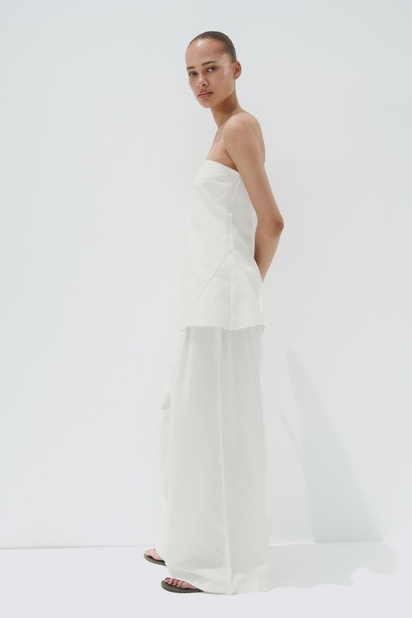 Embroidered Bandeau Top from Zara