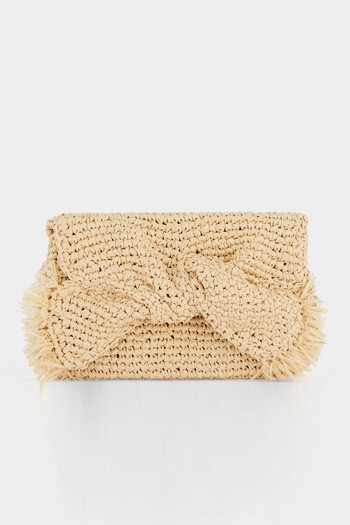 Raffia Bow Clutch from Anya Hindmarch