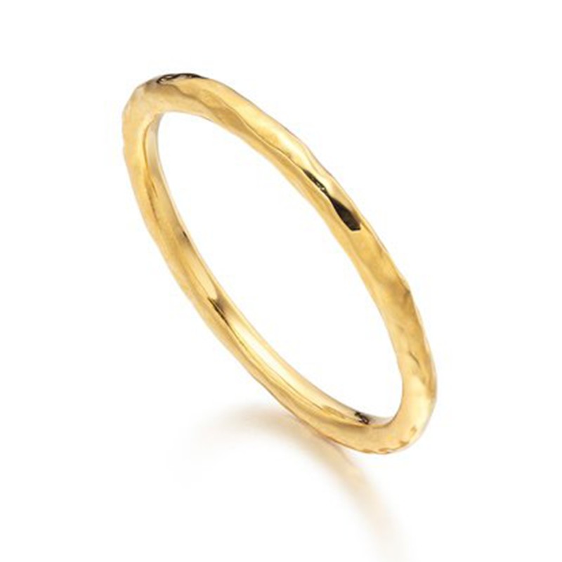 Siren Hammered Ring from Monica Vinader