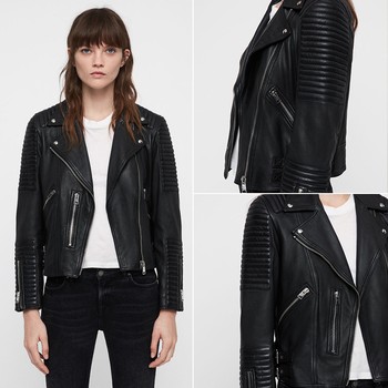 Estella Leather Biker Jacket