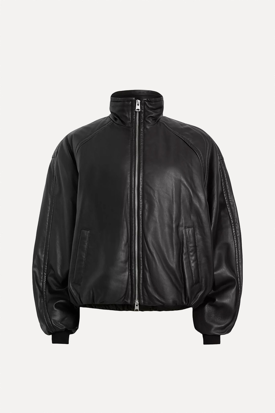 Rowan Leather Bomber Jacket from AllSaints