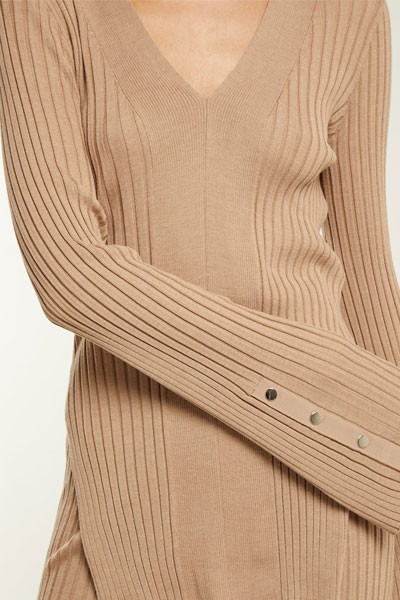 Ribbed V-Neck Sweater from Stella McCartney