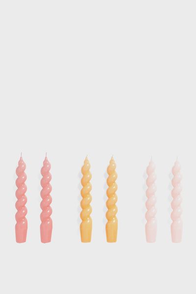 Spiral Stick Candles from HAY