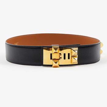 Pre-Loved Hermès Collier De Chien Leather Belt from Hermès