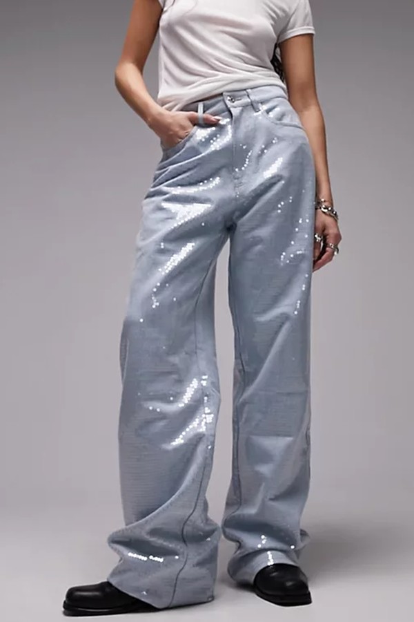 Sequin Jeans from Topshop
