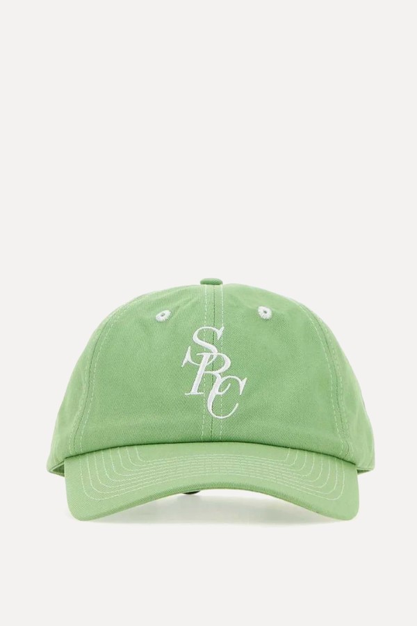 Logo Embroidered Curved Peak Cap from Sporty & Rich