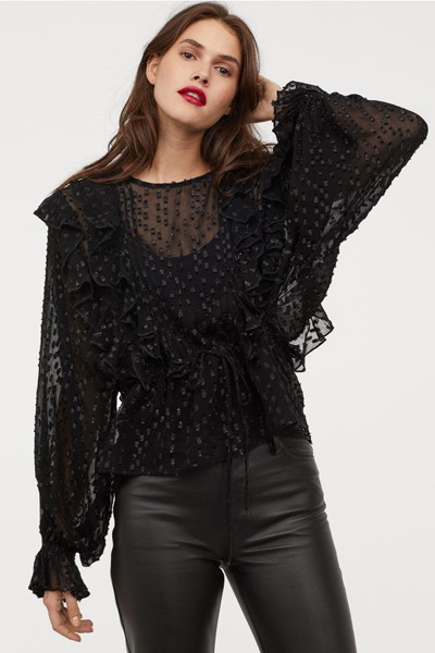 Flounced Blouse