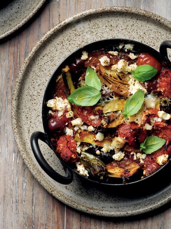 Mediterranean Veggie Bake