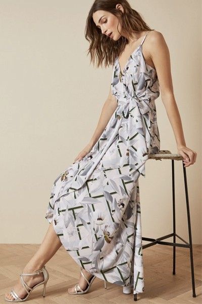 Everglade Sleeveless Wrap Dress